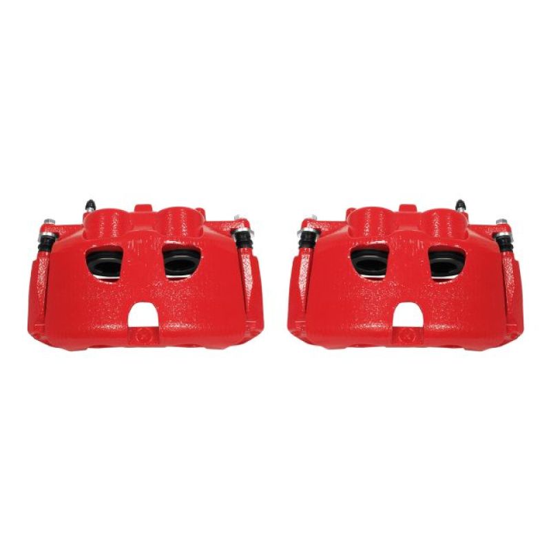 Power Stop 10-17 Ford Expedition Front Red Calipers w/Brackets - Pair Brake Calipers - Perf PowerStop