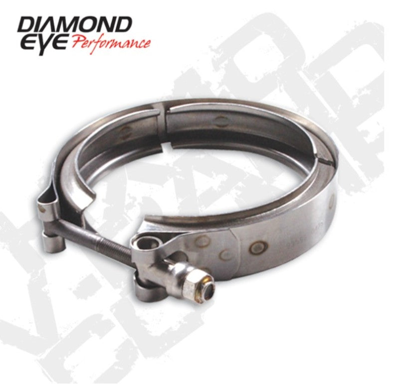 Diamond Eye CLAMP V 3.75in NOMINAL FITS CHEVY 6.5L STOCK TURBO Clamps Diamond Eye Performance