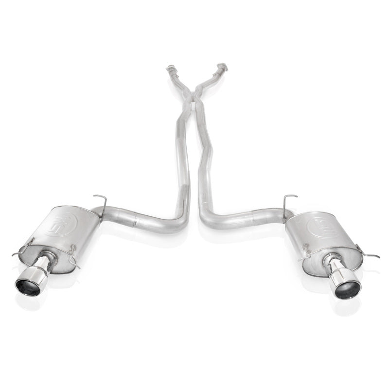 Stainless Works 2004-07 Cadillac CTS-V 3in Exhaust X-Pipe Chambered Mufflers 4in Tips Catback Stainless Works