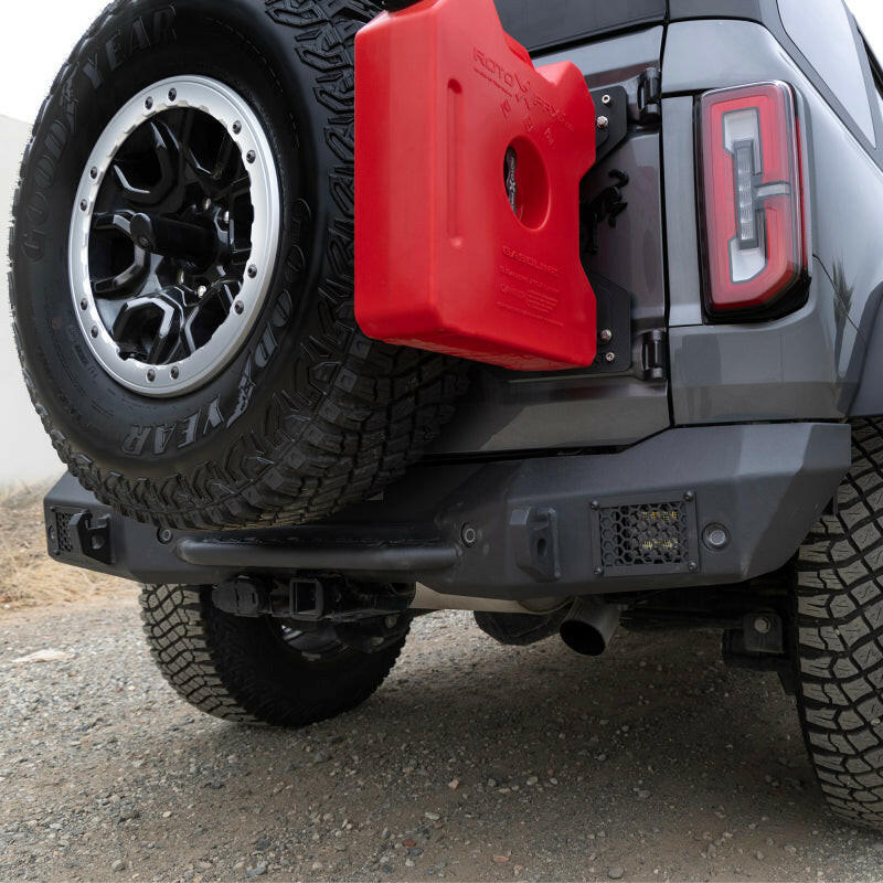 Go Rhino 21-24 Ford Bronco 2/4dr (Excl. Sport) Rockline Rear Full Width Bumper Bumpers - Steel Go Rhino
