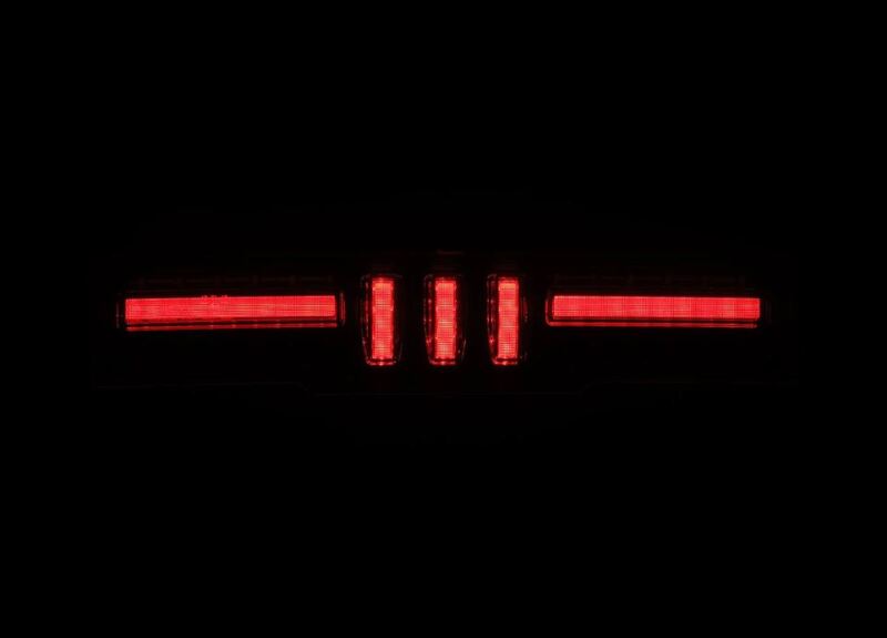 AlphaRex 21-24 Toyota GR86 / 21-24 Subaru BRZ NOVA-Series Prismatic LED Fourth Brake Light Blk Smoke Brake Lights AlphaRex