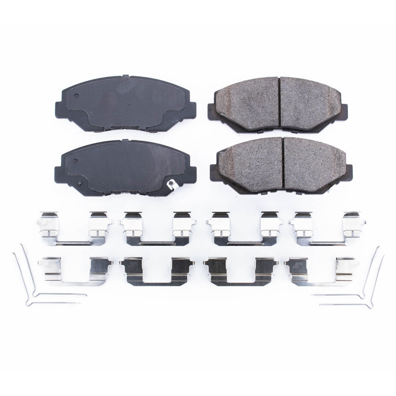 Power Stop 13-15 Acura ILX Front Z17 Evolution Ceramic Brake Pads w/Hardware Brake Pads - OE PowerStop