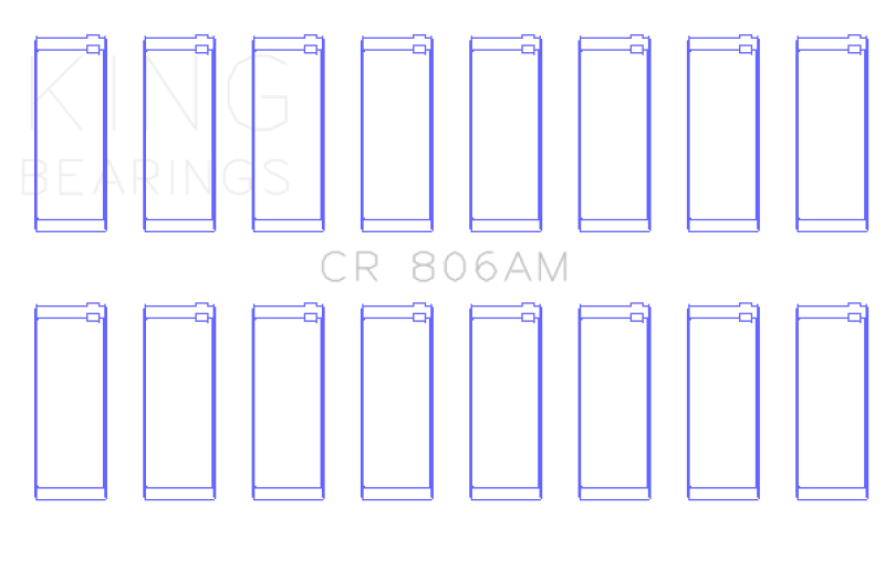 King Engine Bearings Chrysler 361Cl/383Cl (Size Standard) Connecting Rod Bearing Set Bearings King Engine Bearings