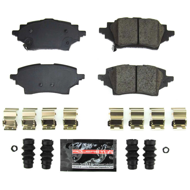 Power Stop 19-22 Toyota C-HR Rear Z23 Evo Sport Brake Pads w/Hardware Brake Pads - Performance PowerStop