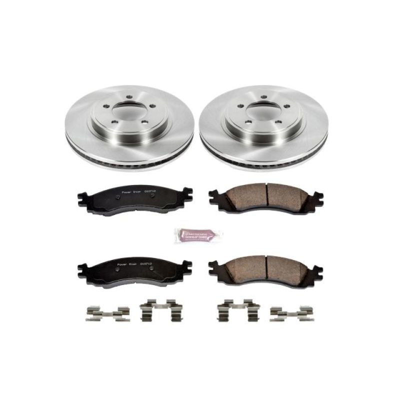 Power Stop 06-10 Ford Explorer Front Autospecialty Brake Kit Brake Kits - OE PowerStop