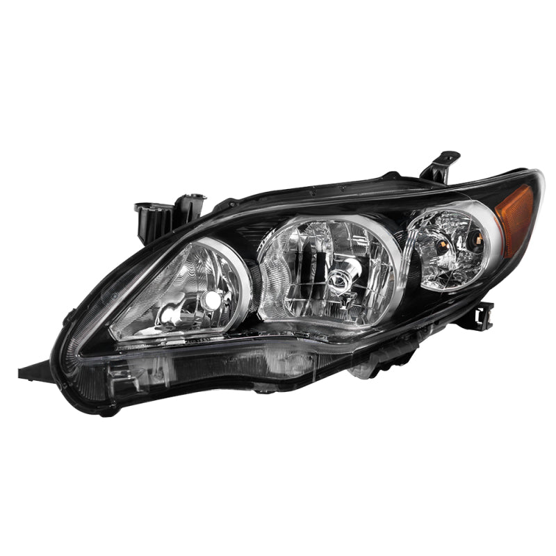 xTune Toyota Corolla 11-13 S XRS Driver Side Headlights - OEM Left - Black HD-JH-TCO11-OE-BK-L Headlights SPYDER