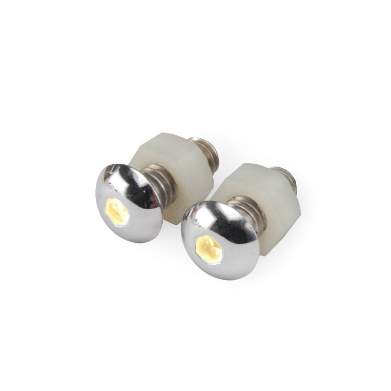 DEI LED Lighted Button Head Bolts Universal Accent Lighting - 2-pack - White Bulbs DEI