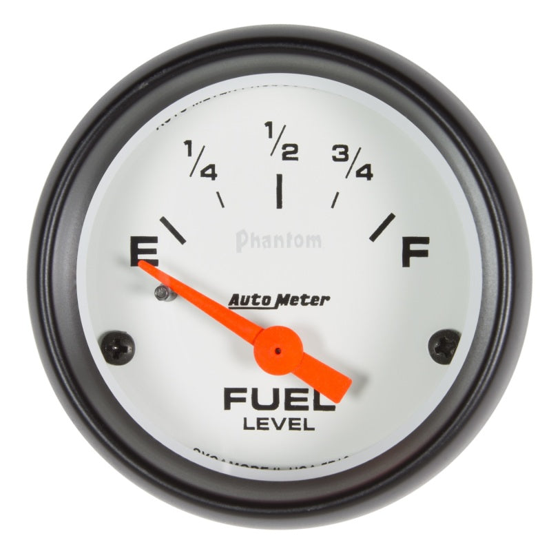 Autometer Phantom Gauge Fuel Level 2 1/16in 73e To 10f(Aftermarket Linear) Elec Phantom Gauges AutoMeter