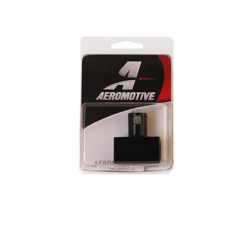 Aeromotive Fitting - Tee - 2x AN-08 Port - 5/16 Quick Connect Fittings Aeromotive