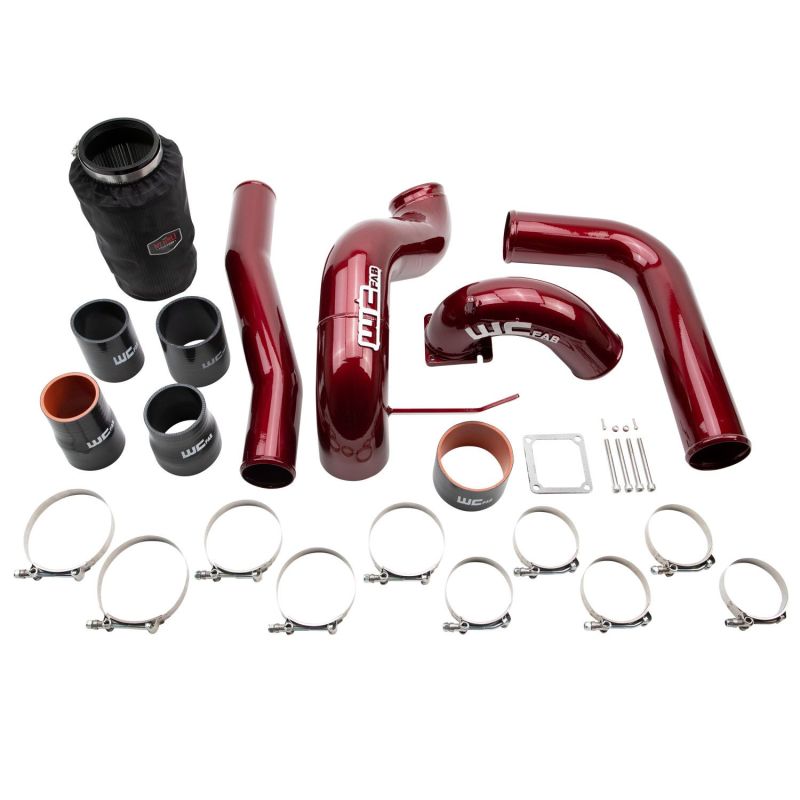 Wehrli 03-07 Dodge 5.9L Cummins High Flow Intake Bundle Kit - Gloss Black Cold Air Intakes Wehrli