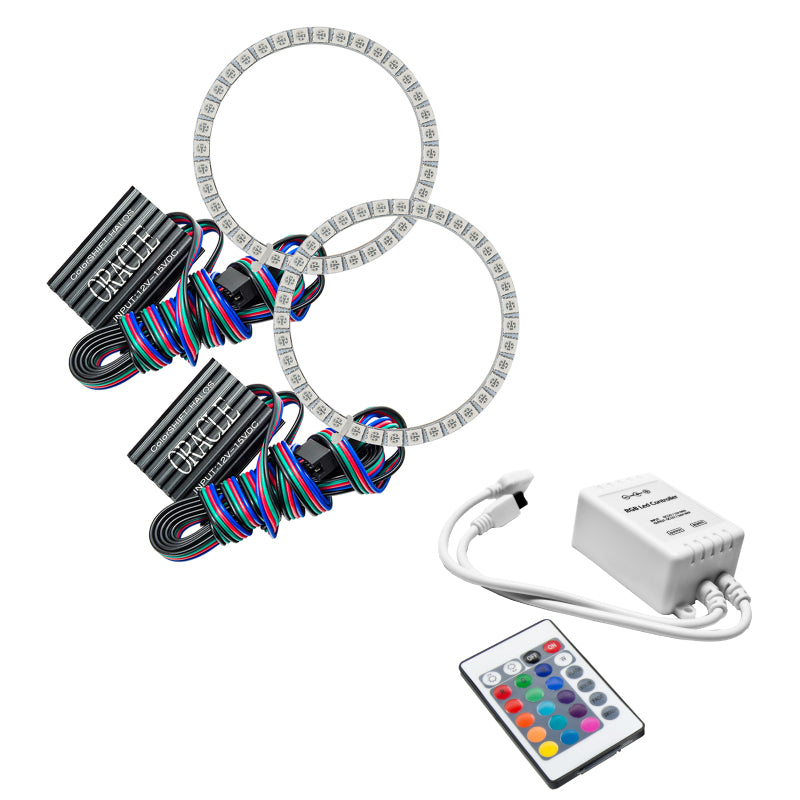 Oracle Toyota 4-Runner 14-18 Halo Kit - ColorSHIFT w/ Simple Controller Headlights ORACLE Lighting