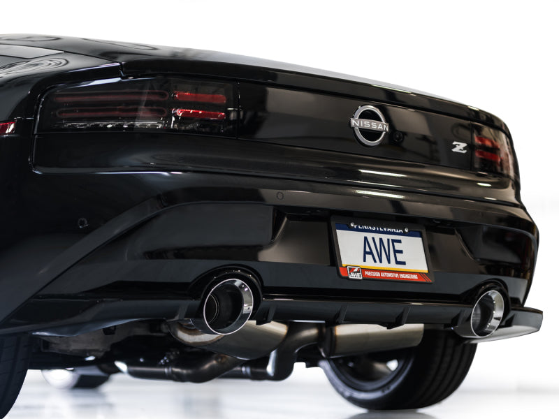 AWE Tuning 2023 Nissan Z RZ34 RWD Track Edition Cat-Back Exhaust System w/ Chrome Silver Tips Catback AWE Tuning