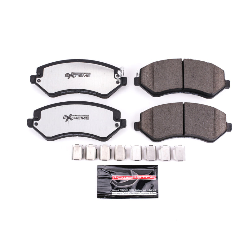 Power Stop 04-07 Chrysler Town & Country Front Z36 Truck & Tow Brake Pads w/Hardware Brake Pads - Performance PowerStop