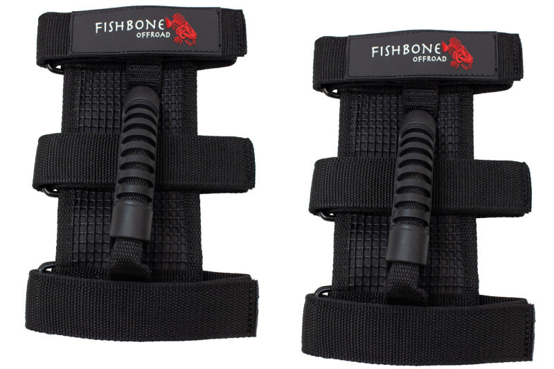 Fishbone Offroad Grab Handles w Three Straps Dash & Interior Trim Fishbone Offroad