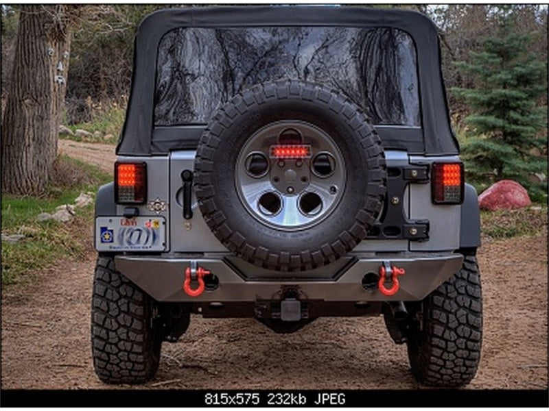 Spyder Jeep Wrangler 07-15 LED Tail Lights Smoke ALT-YD-JWA07-LED-SM Tail Lights SPYDER