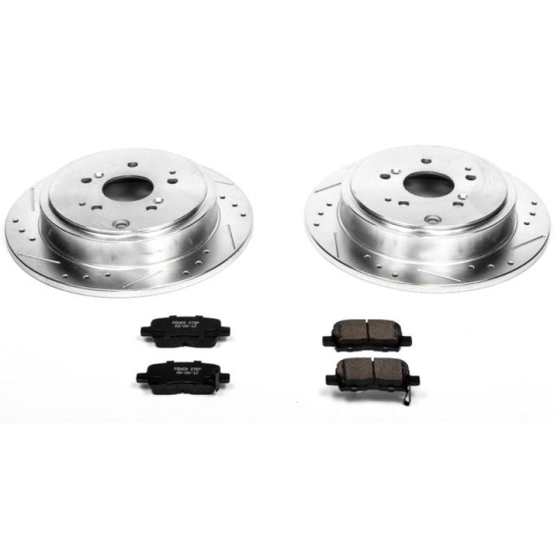 Power Stop 01-06 Acura MDX Rear Z23 Evolution Sport Brake Kit Brake Kits - Performance D&S PowerStop