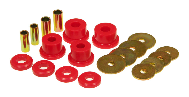 Prothane 90-94 Mitsubishi Eclipse Subframe Mount Kit - Red Bushing Kits Prothane