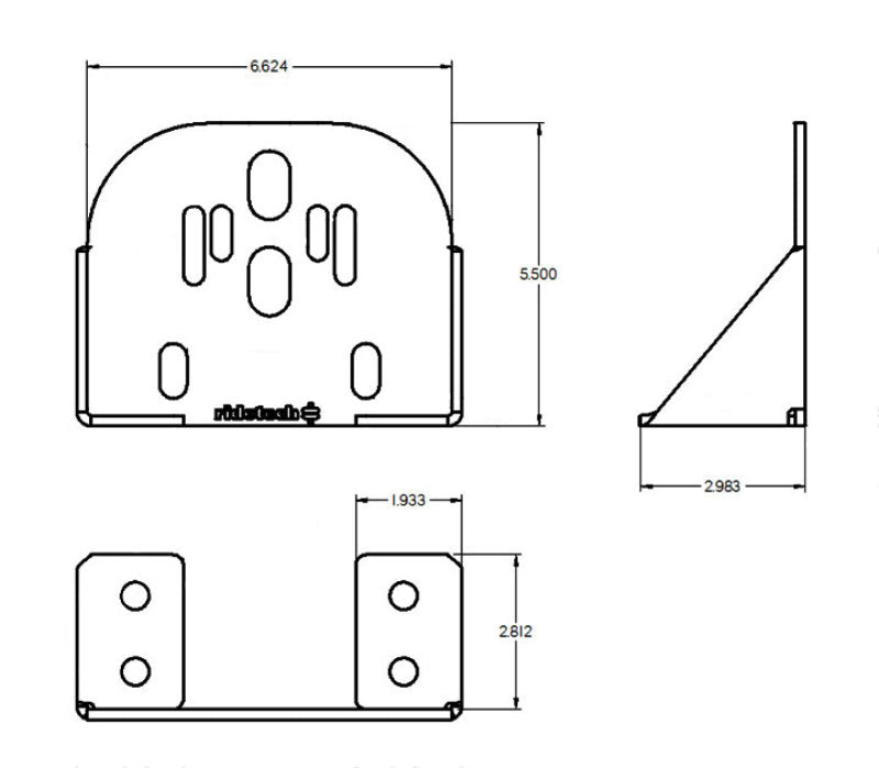 Ridetech Bolt-on Upper AirSpring Bracket Brackets Ridetech