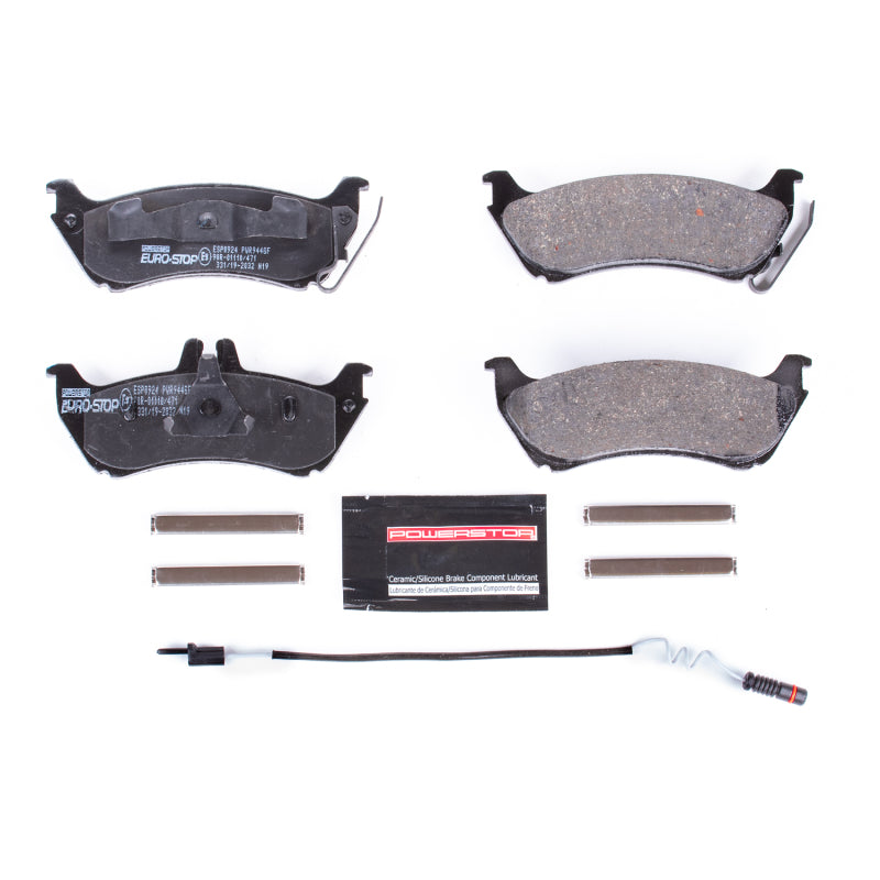 Power Stop 1999 Mercedes-Benz ML430 Euro-Stop ECE-R90 Rear Brake Pads Brake Pads - OE PowerStop