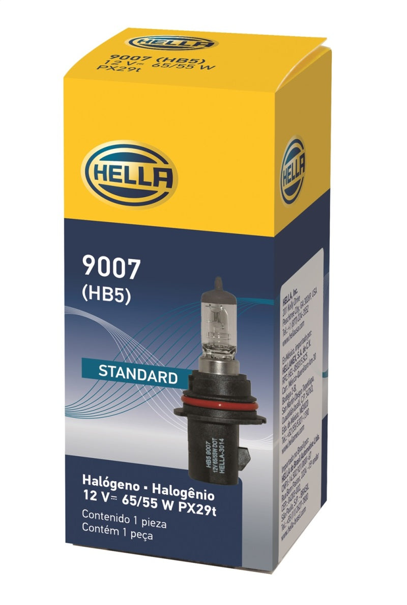 Hella 9007 HB5 12V 65/55W Halogen Bulb PX29t Bulbs Hella