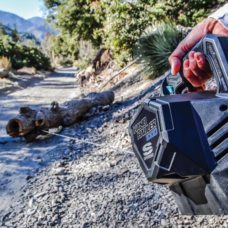 Superwinch Hand Hauler 1000 Winch 24 VDC 1000 lbs Line Pull Soft Shackle Rope End Safely Winch Kit Superwinch