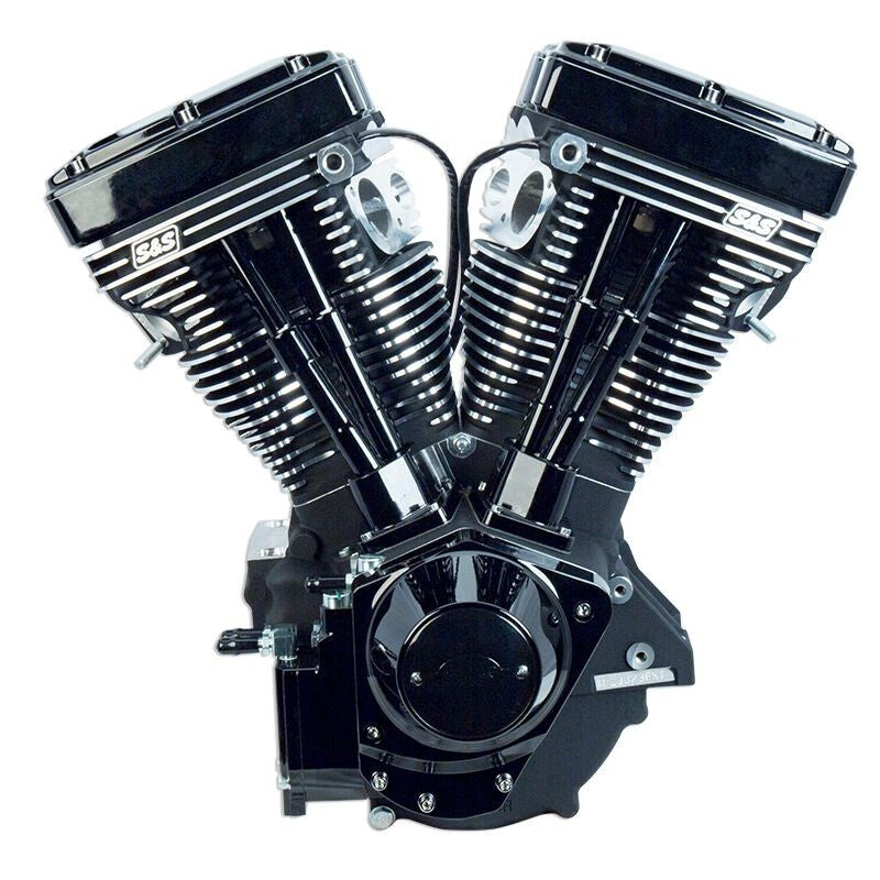 S&S Cycle 84-99 BT V111 Black Edition Longblock Engine - 585 Cams Engines S&S Cycle