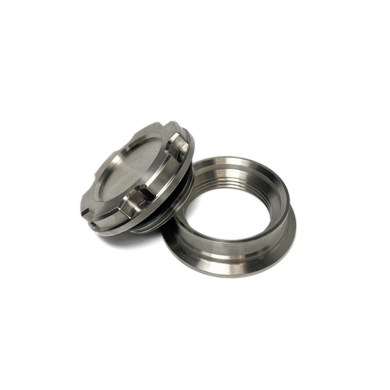 Ticon Industries Small Titanium Water Tank Filler Bung w/Cap (1.5in ID Fill Neck / 2in OD Cap) Bungs Ticon