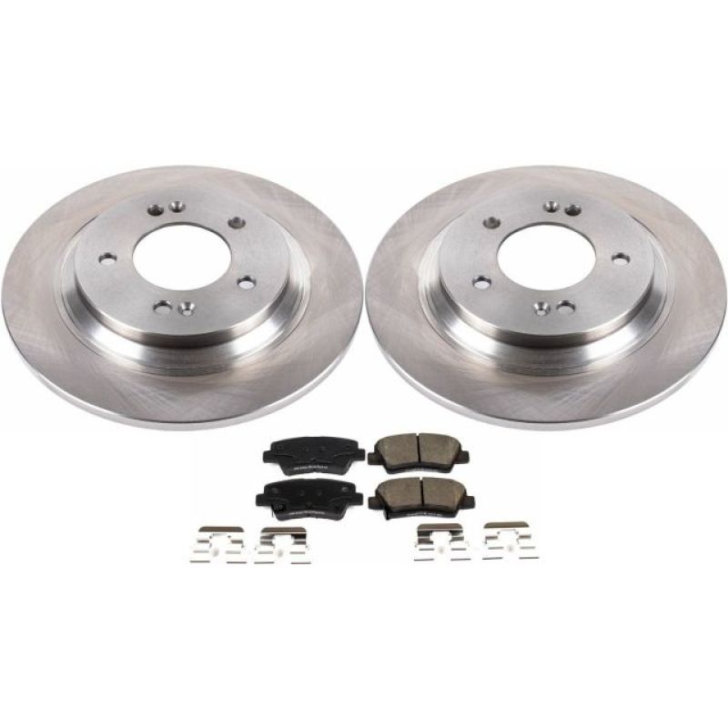 Power Stop 2015 Hyundai Sonata Rear Autospecialty Brake Kit Brake Kits - OE PowerStop