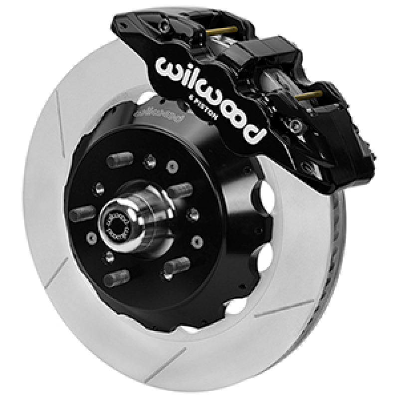 Wilwood Forged 6 Piston Superlite Caliper, GT 72 Vane Vented Spec37 Slotted Rotor - 14.00x1.25 Big Brake Kits Wilwood