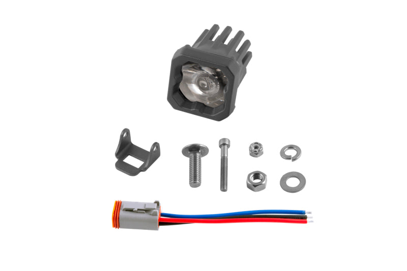 Diode Dynamics Stage Series C1 LED Pod Sport - White Spot Standard ABL Each Light Accessories and Wiring Diode Dynamics