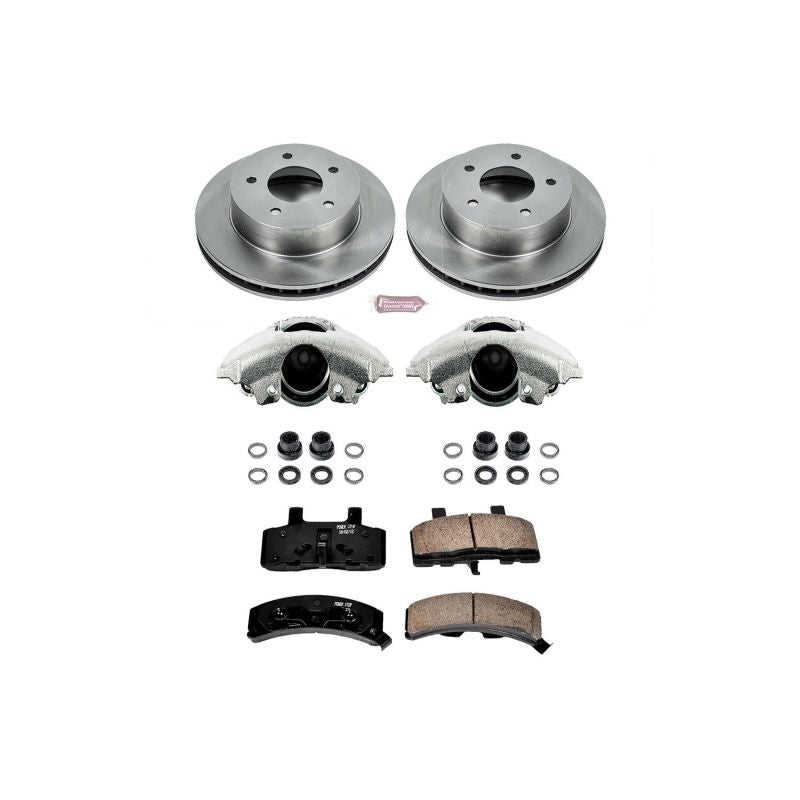 Power Stop 90-02 Chevrolet Astro Front Autospecialty Brake Kit w/Calipers Brake Kits - OE PowerStop