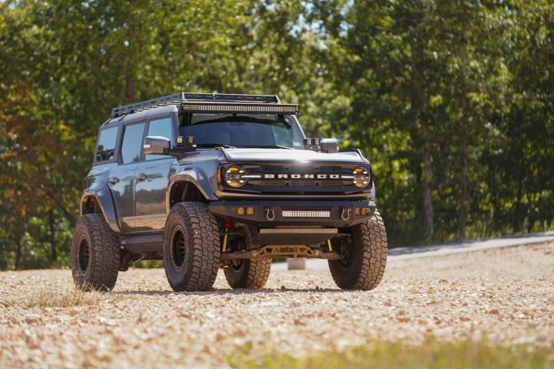 DV8 Offroad 2021+ Ford Bronco Front Bumper V2 - OE Plus Series (Works w/o ACC Relocation) Bumpers - Steel DV8 Offroad