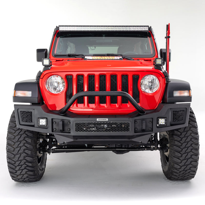 Go Rhino 18-20 Jeep Wrangler JL/JLU/Gladiator JT Light Mount - 20in Single Row Light Mounts Go Rhino