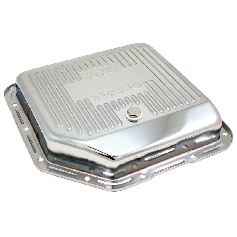 Spectre GM TH350 Transmission Pan - Chrome Transmission Pans Spectre