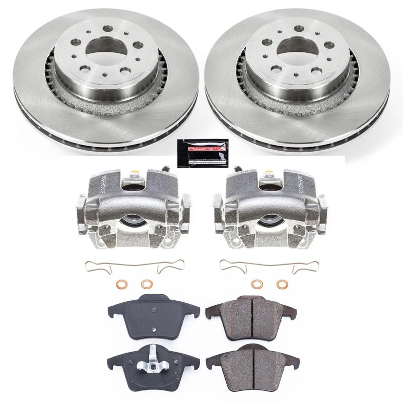 Power Stop 03-14 Volvo XC90 Rear Autospecialty Brake Kit w/Calipers Brake Kits - OE PowerStop