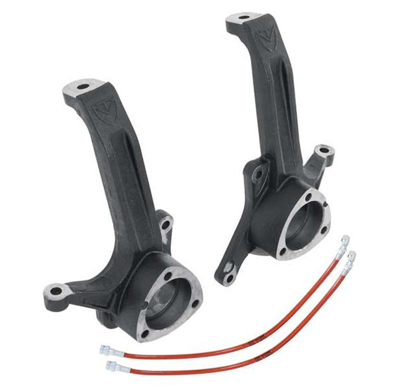 MaxTrac 03-08 Dodge RAM 2500/3500 2WD 3.5in Front Lift Spindles w/Extended DOT Compliant Brake Lines Steering Knuckles & Spindles Maxtrac