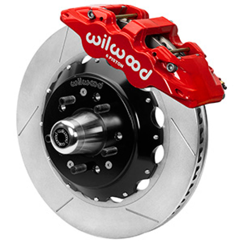 Wilwood Aero6R/ST Front Big Brake Kit 14in Red Powder Coat 79-88 Chevrolet Monte Carlo Big Brake Kits Wilwood