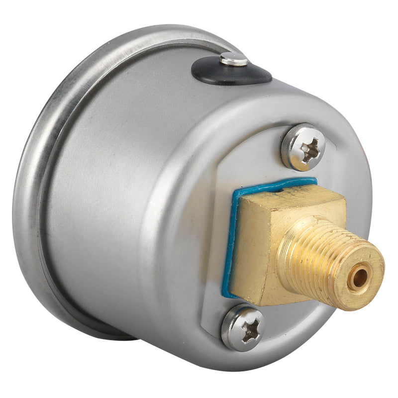 Autometer AutoGage 1.5in Liquid Filled Mechanical 0-15 PSI Fuel Pressure Gauge - Black Gauges AutoMeter