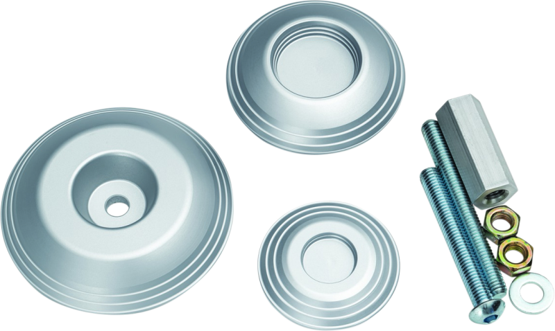 Kuryakyn Lodestar Rear Axle Sliders-BMW-Silver Hardware - Singles Kuryakyn