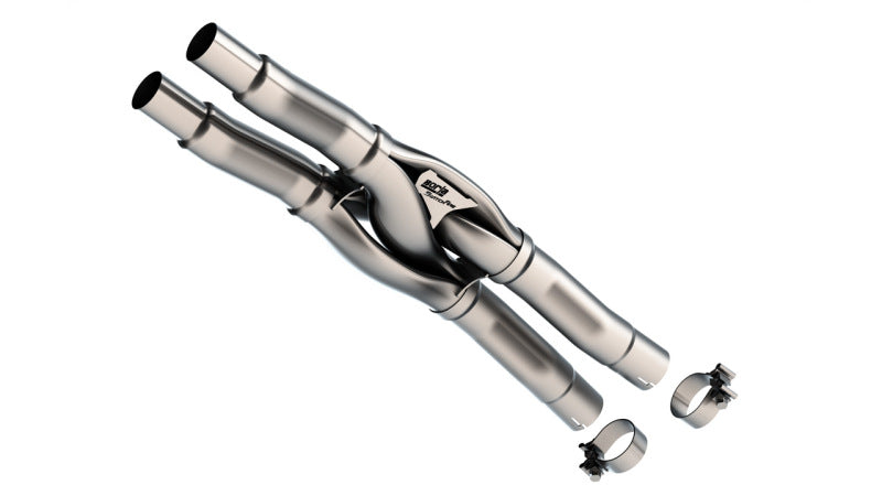 Borla 24-25 Mustang Dark Horse / GT SwitchFire X-Pipe OE Resonator Replacement X Pipes Borla