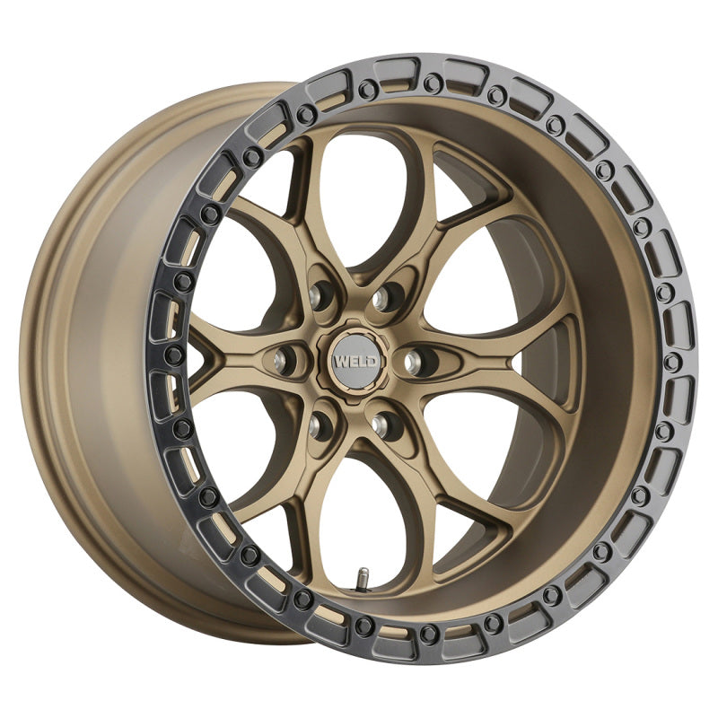 Weld Off-Road W106 20X12 Ledge 6X135 ET-44 BS4.75 Satin Bronze / Black Ring 87.1 Wheels - Cast Weld