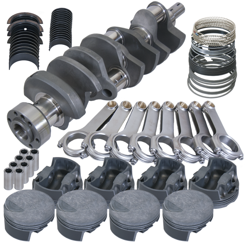 Eagle Chevy 454 4.250in Crank 6.385in H-Beam -3cc Flat Top 4.310in Pistons Rotating Assembly Rotating Assemblies Eagle