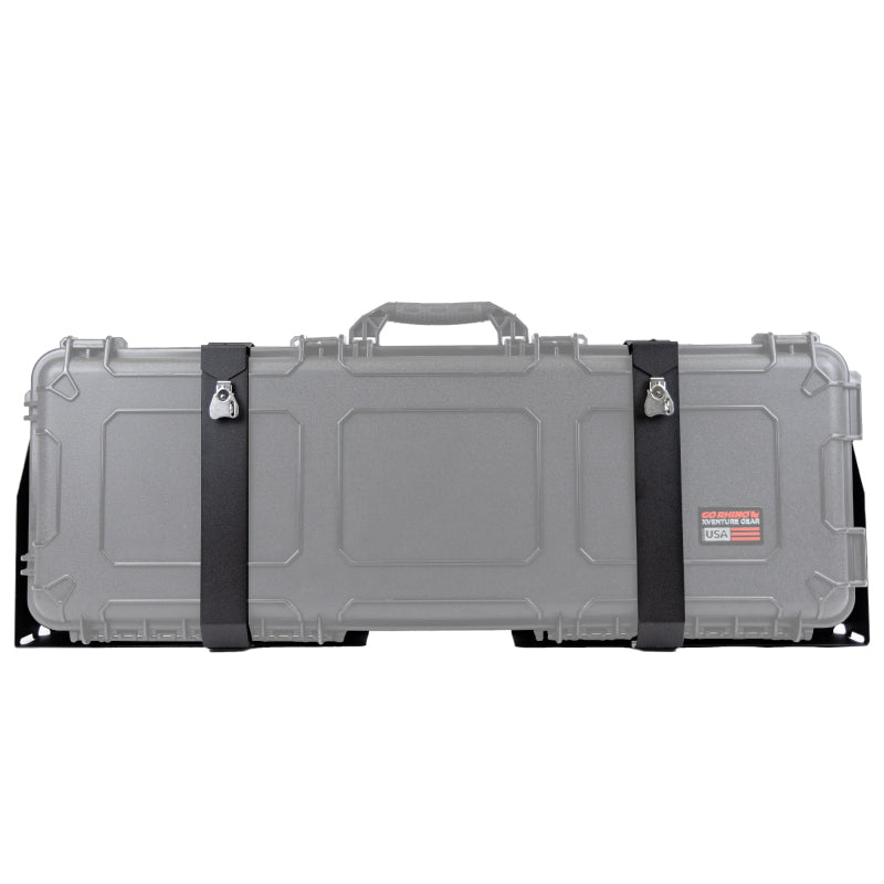 Go Rhino XVenture Gear Hard Case Mount Long 44in. (Mount ONLY for XRS/SRM Racks) - Tex. Blk Cargo Boxes & Bags Go Rhino