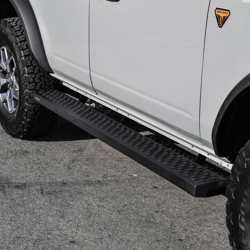 Westin Grate Steps Running Boards 75 in - Textured Black Running Boards Westin