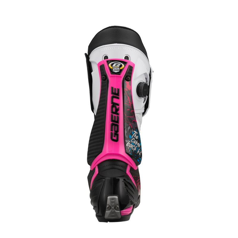 Gaerne GP1 Limited Series Scott Redding Replica Boot Bold White/Pink Size 11 Motorcycle Boots Gaerne