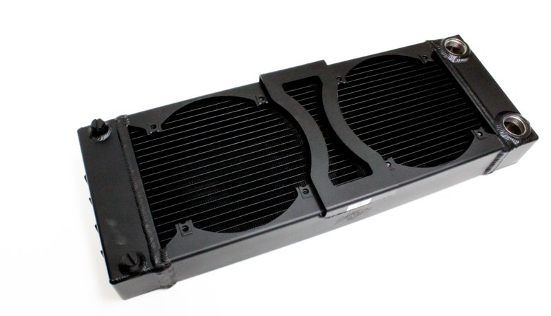 Rywire Tucked Flipable 24x9 (Small) Radiator (Matte Black Finish) Radiators Rywire