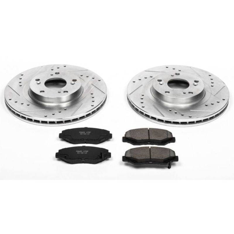 Power Stop 13-15 Acura ILX Front Z23 Evolution Sport Brake Kit Brake Kits - Performance D&S PowerStop