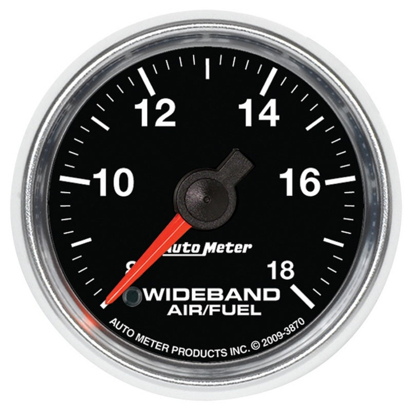 Autometer GS 52mm Analog 8:1-18:1 Air/Fuel Ratio Wideband Gauge Gauges AutoMeter
