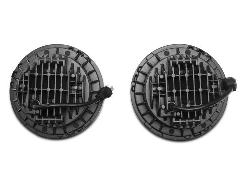 Raxiom 97-18 Jeep Wrangler TJ/JK Axial Series LED Daymaker Headlights- Chrome Housing (Clear Lens) Headlights Raxiom