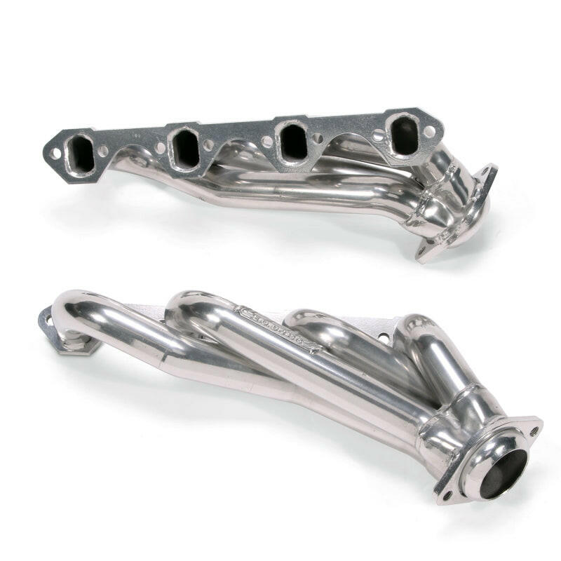 BBK 79-93 Mustang 5.0 Shorty Unequal Length Exhaust Headers - 1-5/8 Silver Ceramic Headers & Manifolds BBK